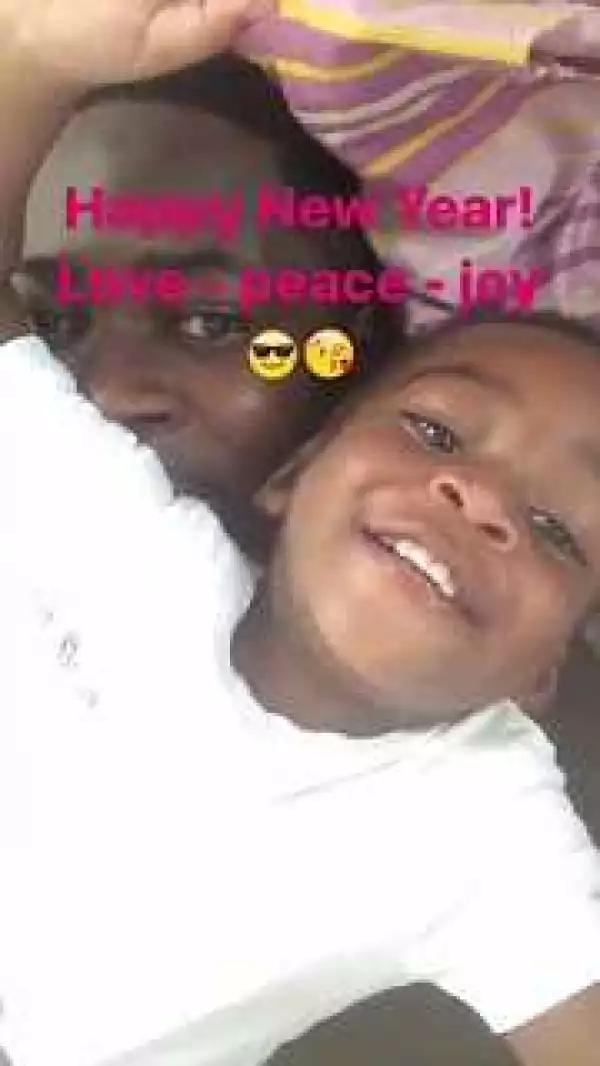 Tee Billz and His Son Baby Jamil in Adorable New Year Photos